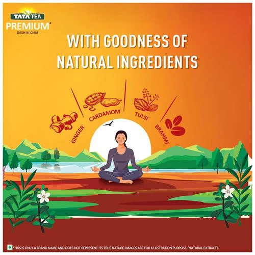 Tata Tea Premium Teaveda - Assam Tea Leaves With Elaichi Tulsi, 250 g-7.webp